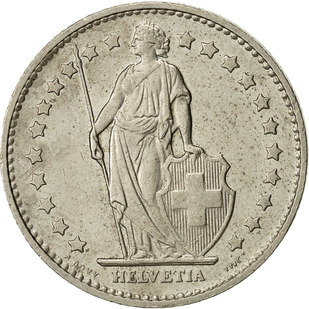 Svizzera, Franc, 1980, Bern, BB, Rame-nichel, KM:24a.1