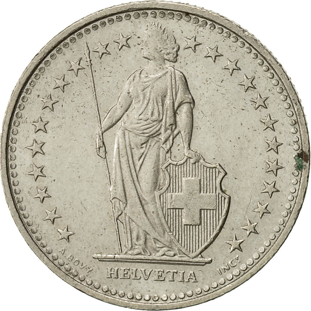Switzerland, 1/2 Franc, 1991, Bern, EF(40-45), Copper-nickel, KM:23a.3