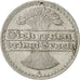 Allemagne, République de Weimar, 50 Pfennig, 1921, Berlin, TB+, Aluminium