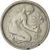 GERMANIA - REPUBBLICA FEDERALE, 50 Pfennig, 1949, Stuttgart, B, Rame-nichel