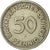 GERMANY - FEDERAL REPUBLIC, 50 Pfennig, 1949, Stuttgart, VG(8-10)