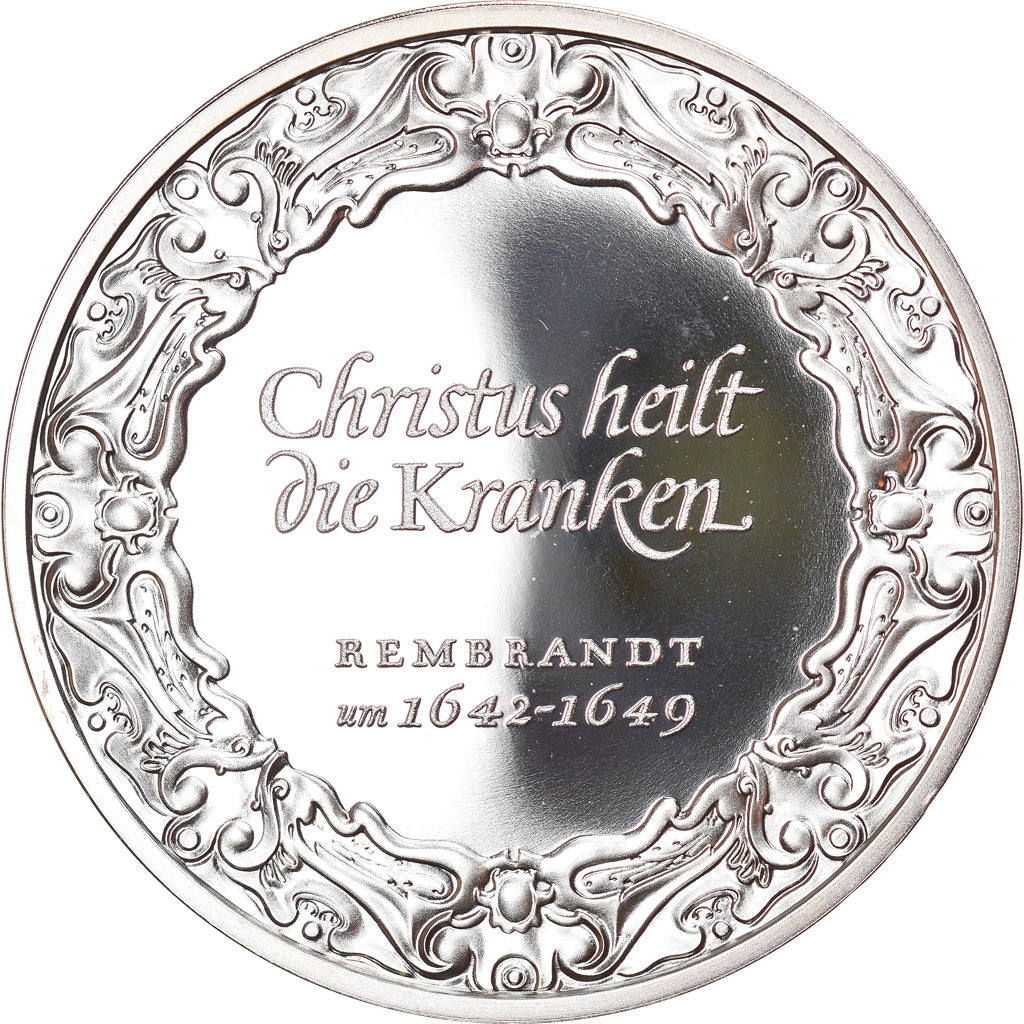 France, Médaille, Peinture, Rembrandt, Le Christ Guérissant les Malades, Arts