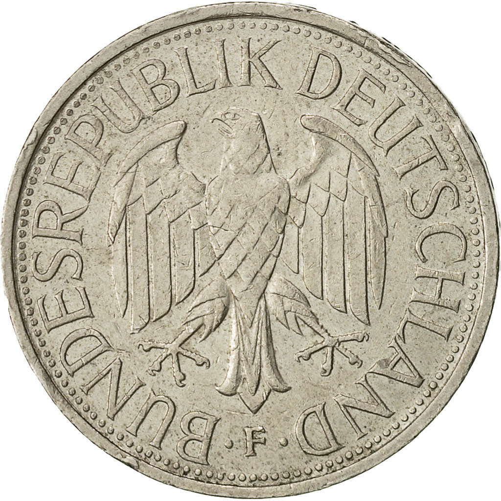 ALEMANIA - REPÚBLICA FEDERAL, Mark, 1988, Stuttgart, BC+, Cobre - níquel