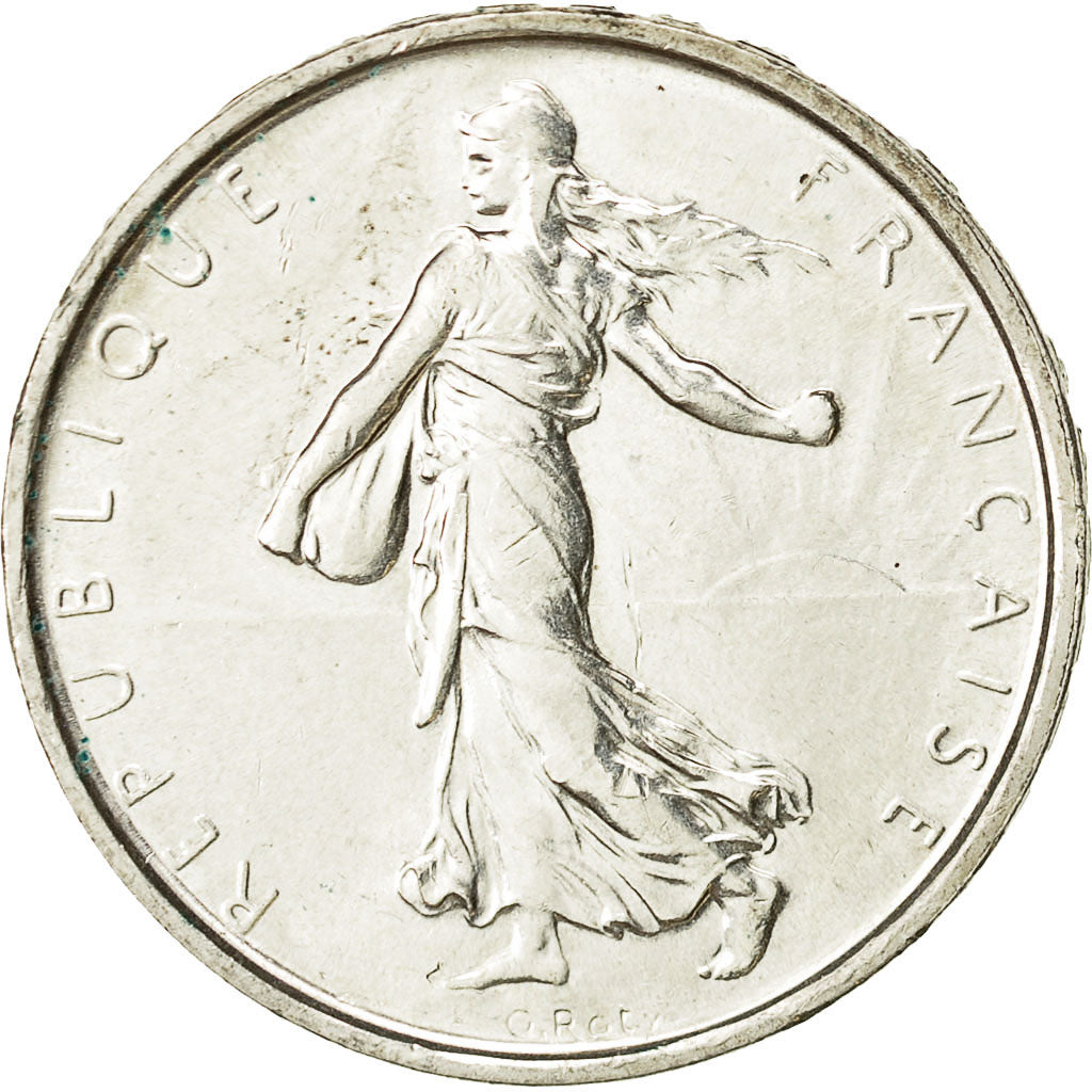 France, Semeuse, 5 Francs, 1967, Paris, SPL, Argent, KM:926, Gadoury:770