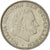 Países Bajos, Juliana, 2-1/2 Gulden, 1970, BC+, Níquel, KM:191