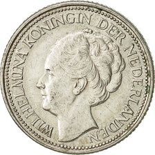 Netherlands, Wilhelmina I, 25 Cents, 1941, EF(40-45), Silver, KM:164
