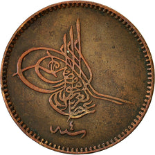 Turkey, Abdul Aziz, 5 Para, 1277, Qustantiniyah, EF(40-45), Copper, KM:699