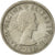 Great Britain, Elizabeth II, 6 Pence, 1957, VF(30-35), Copper-nickel, KM:903