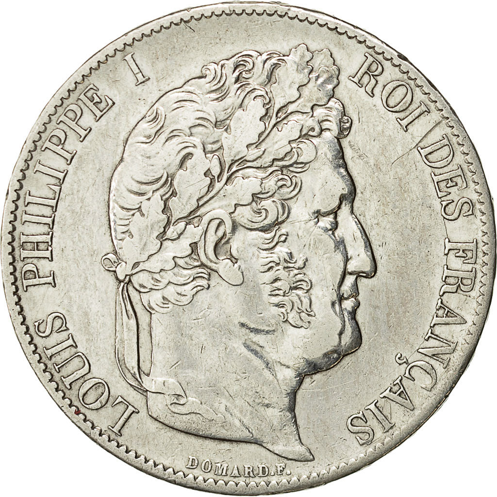 France, Louis-Philippe, 5 Francs, 1847, Paris, EF(40-45), Silver, KM:749.1