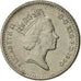 Gran Bretagna, Elizabeth II, 5 Pence, 1990, MB+, Rame-nichel, KM:937b