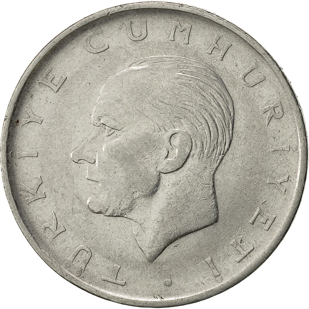 Turkey, Lira, 1968, VF(30-35), Stainless Steel, KM:889a.2