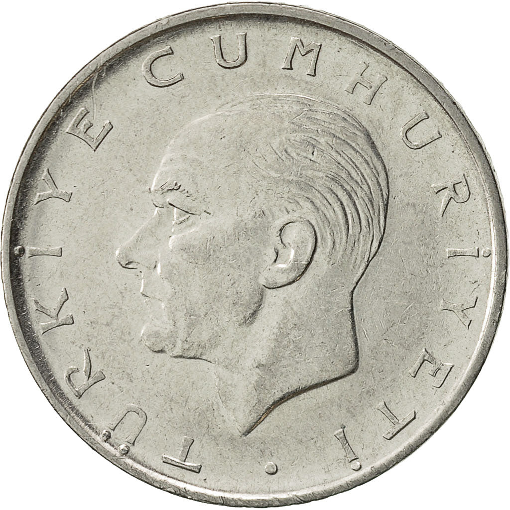 Turkey, Lira, 1971, EF(40-45), Stainless Steel, KM:889a.2