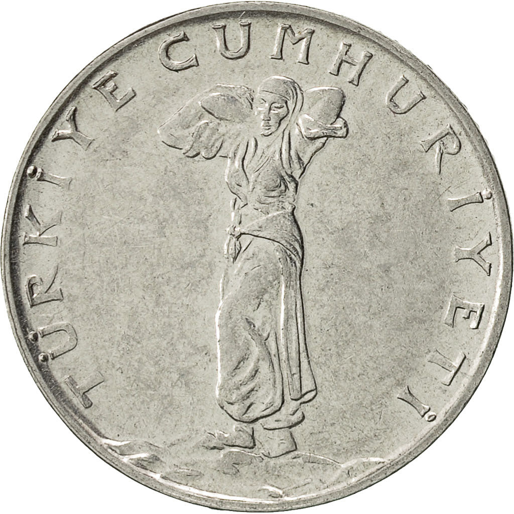 Turkey, 25 Kurus, 1973, EF(40-45), Stainless Steel, KM:892.3