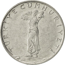 Turkey, 25 Kurus, 1973, EF(40-45), Stainless Steel, KM:892.3