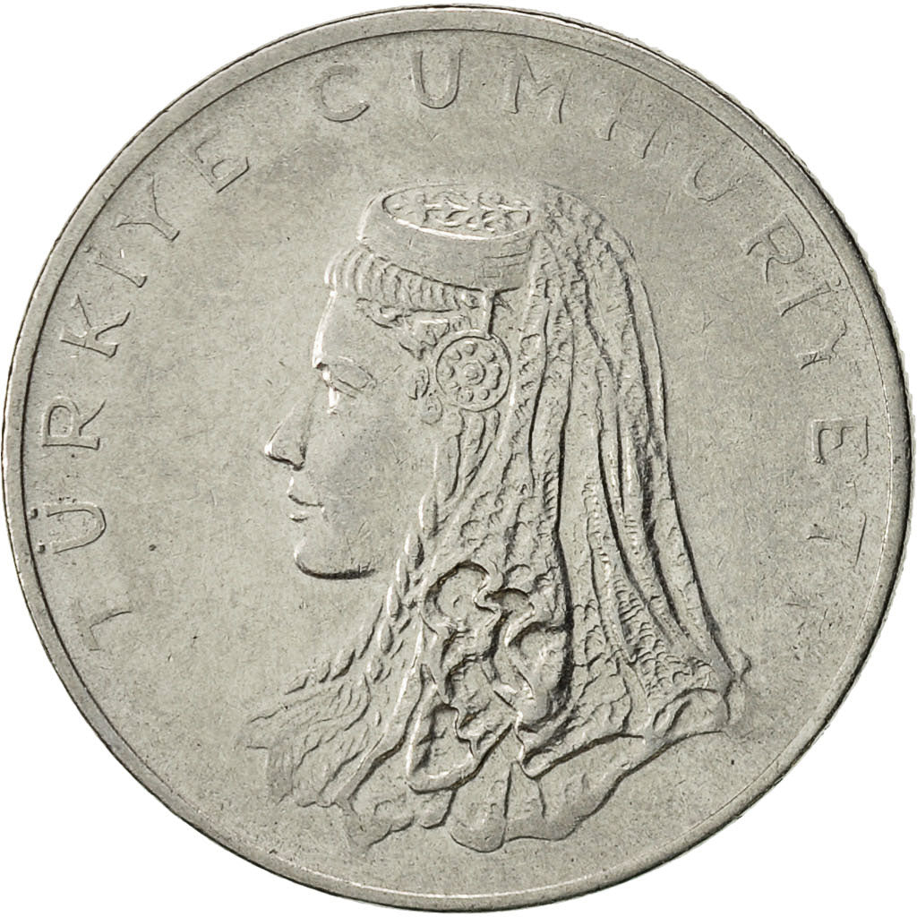 Turkey, 50 Kurus, 1972, EF(40-45), Stainless Steel, KM:899