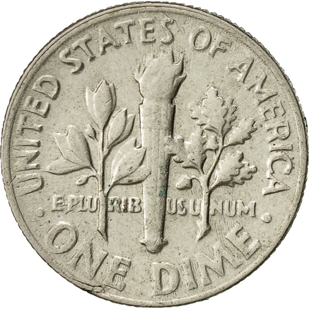 United States, Roosevelt Dime, Dime, 1967, U.S. Mint, Philadelphia, EF(40-45)