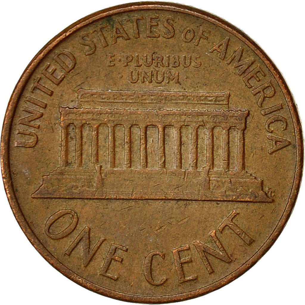 United States, Lincoln Cent, Cent, 1968, U.S. Mint, Denver, VF(30-35), Brass