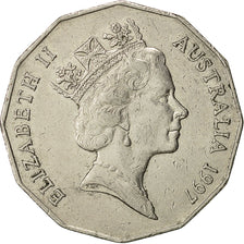 Australia, Elizabeth II, 50 Cents, 1997, EF(40-45), Copper-nickel, KM:83