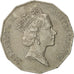Australia, Elizabeth II, 50 Cents, 1996, VF(30-35), Copper-nickel, KM:83