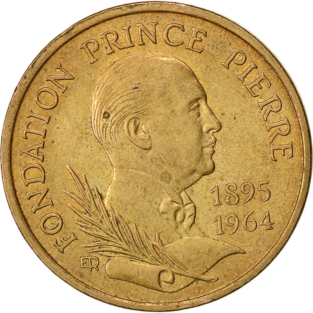 Monaco, Rainier III, 10 Francs, 1989, BB, Nichel-alluminio-bronzo, KM:162