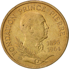 Monaco, Rainier III, 10 Francs, 1989, BB, Nichel-alluminio-bronzo, KM:162