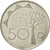 Namibia, 50 Cents, 1993, Vantaa, TTB, Nickel plated steel, KM:3