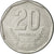 Costa Rica, 20 Colones, 1985, EF(40-45), Stainless Steel, KM:216.2