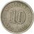 Moneta, Malezja, 10 Sen, 1977, Franklin Mint, EF(40-45), Miedź-Nikiel, KM:3