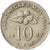 Malasia, 10 Sen, 1997, Franklin Mint, BC+, Cobre - níquel, KM:3