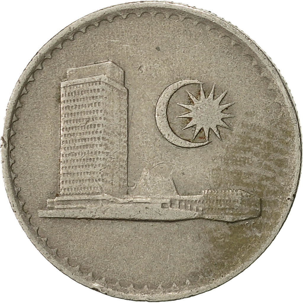 Malaysia, 10 Sen, 1982, Franklin Mint, EF(40-45), Copper-nickel, KM:3