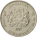Singapore, 20 Cents, 1987, British Royal Mint, BB, Rame-nichel, KM:52