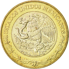 Mexico, 10 Pesos, 1997, Mexico City, AU(50-53), Bi-Metallic, KM:616