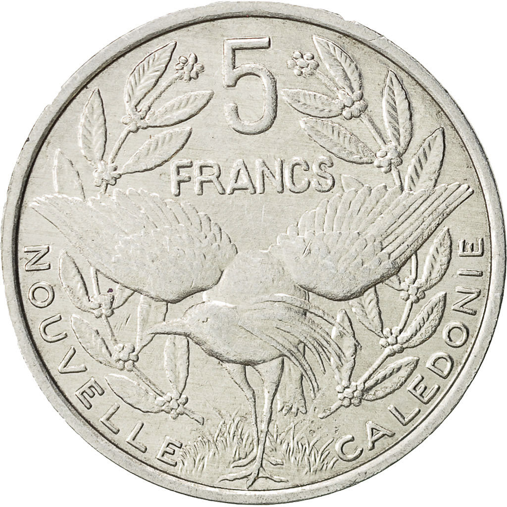 French Polynesia, 5 Francs, 2007, Paris, AU(55-58), Aluminum, KM:12