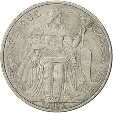 French Polynesia, 5 Francs, 2003, Paris, VF(20-25), Aluminum, KM:12