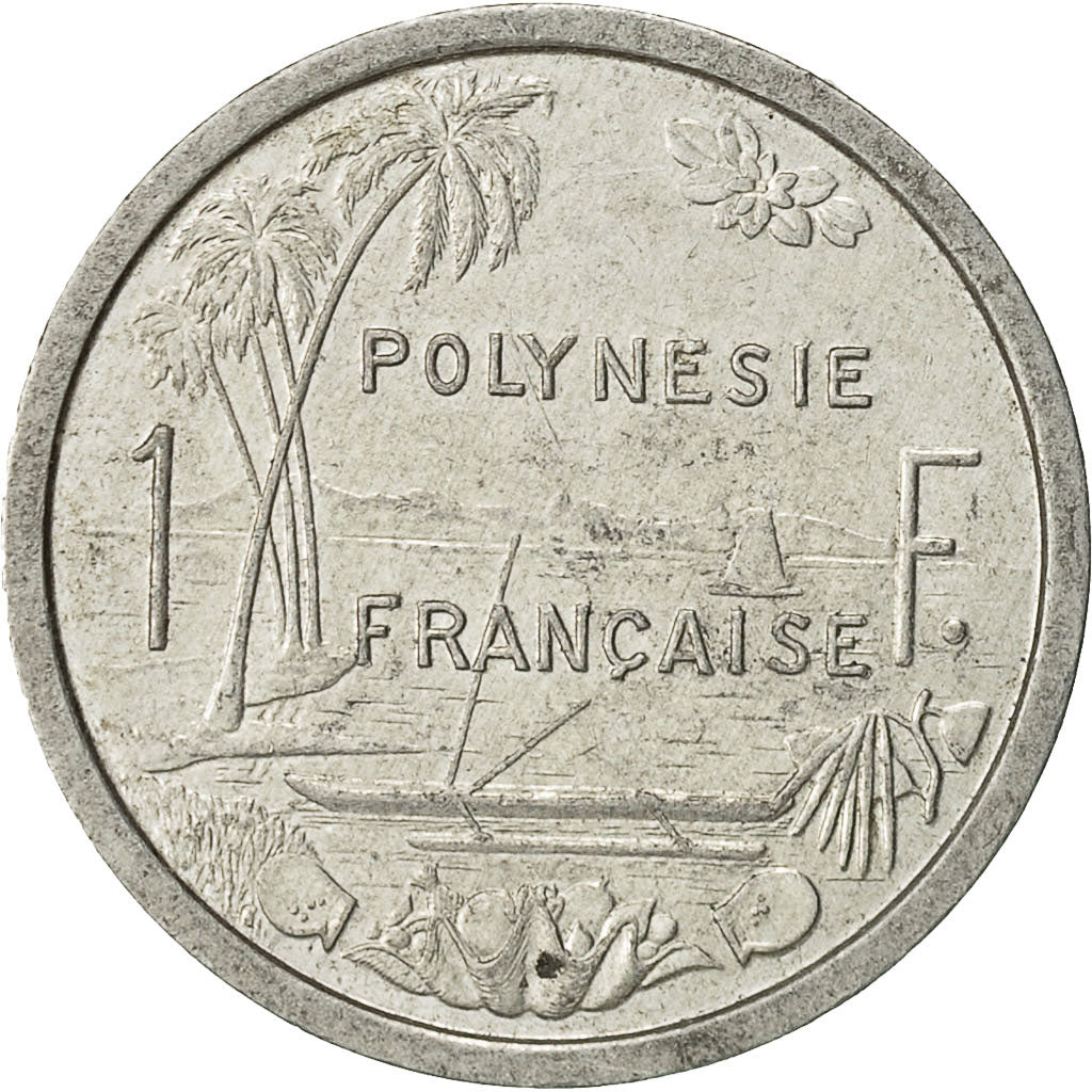 French Polynesia, Franc, 1982, Paris, EF(40-45), Aluminum, KM:11