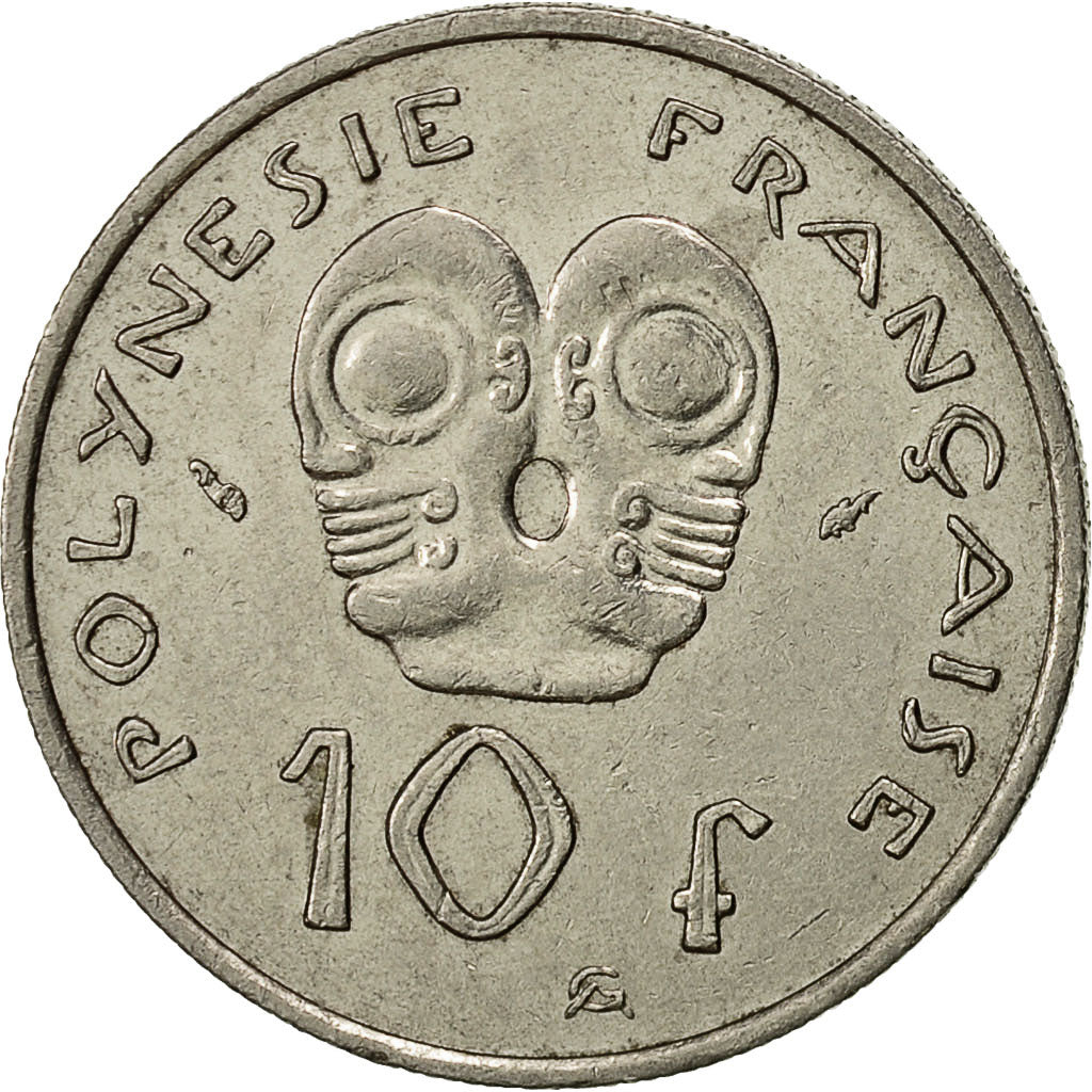 Moneta, Polinezja Francuska, 10 Francs, 1982, Paris, EF(40-45), Nikiel, KM:8
