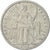 Moneta, Nowa Kaledonia, 2 Francs, 2003, Paris, EF(40-45), Aluminium, KM:14