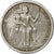 Nueva Caledonia, 2 Francs, 1949, Paris, BC+, Aluminio, KM:3