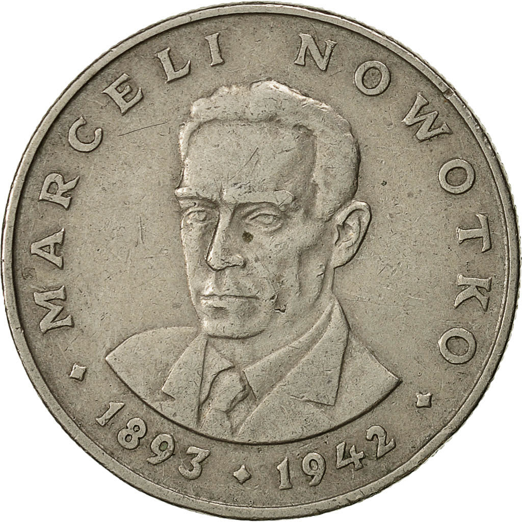 Poland, 20 Zlotych, 1974, Warsaw, VF(30-35), Copper-nickel, KM:69