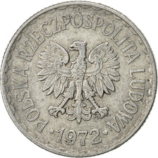 Poland, Zloty, 1972, Warsaw, VF(30-35), Aluminum, KM:49.1