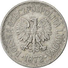 Poland, Zloty, 1972, Warsaw, VF(30-35), Aluminum, KM:49.1