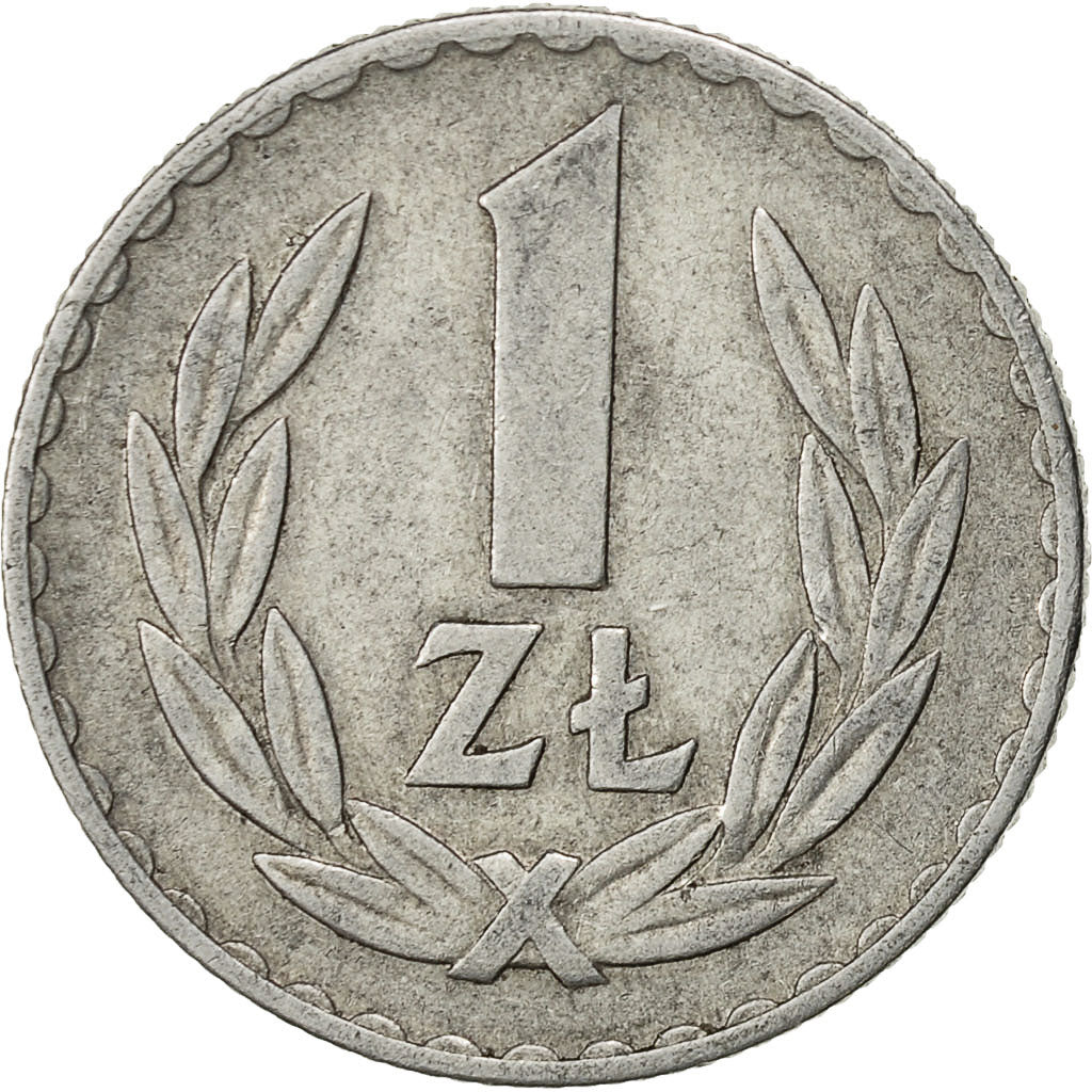 Poland, Zloty, 1972, Warsaw, VF(30-35), Aluminum, KM:49.1