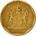 South Africa, 20 Cents, 1993, Pretoria, VF(30-35), Bronze Plated Steel, KM:136