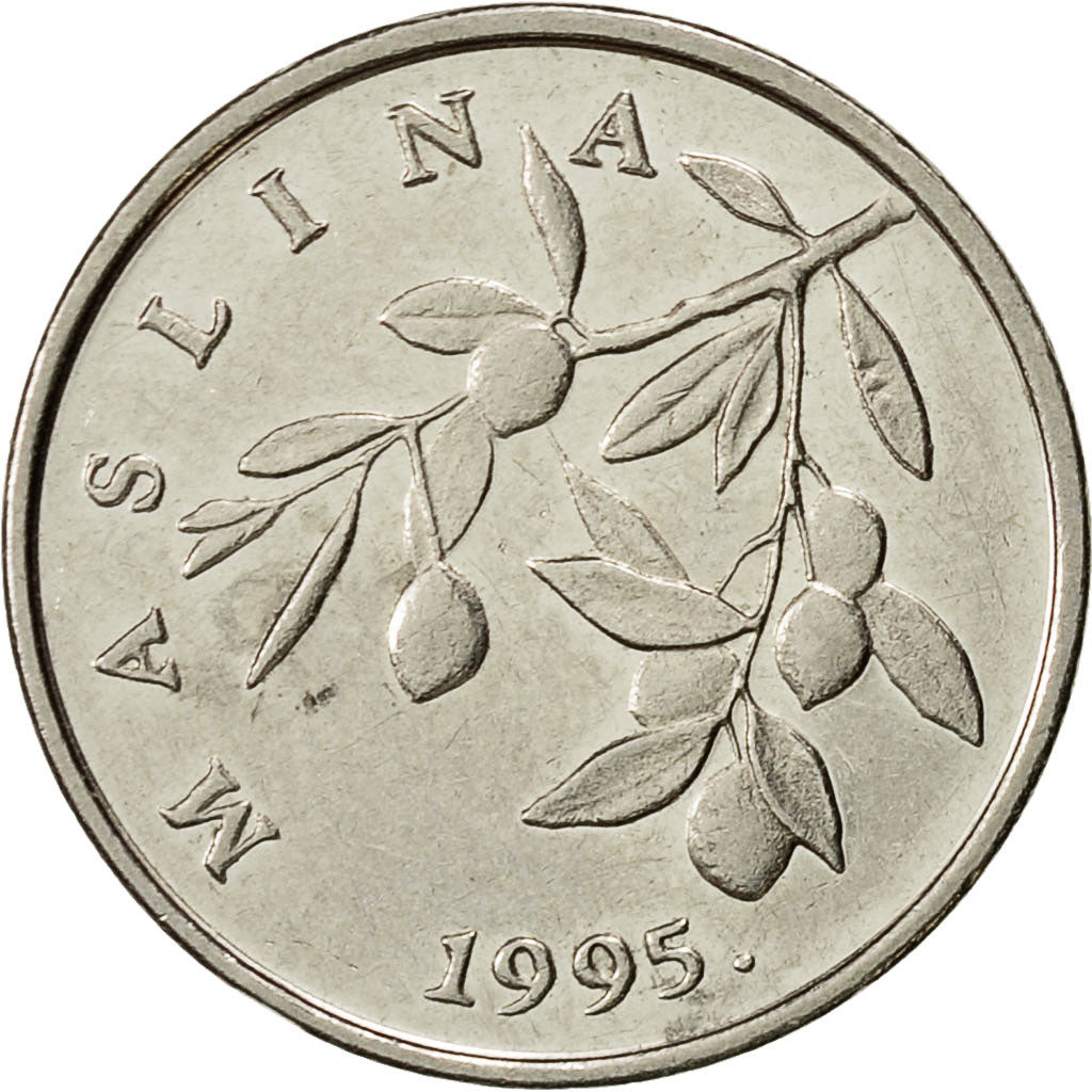 Croatia, 20 Lipa, 1995, AU(50-53), Nickel plated steel, KM:7