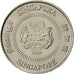 Singapur, 10 Cents, 1989, British Royal Mint, MBC, Cobre - níquel, KM:51