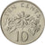 Singapur, 10 Cents, 1989, British Royal Mint, MBC, Cobre - níquel, KM:51