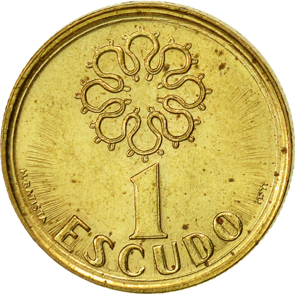 Portugal, Escudo, 1996, EF(40-45), Nickel-brass, KM:631