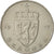 Moneta, Norwegia, Olav V, 5 Kroner, 1977, EF(40-45), Miedź-Nikiel, KM:420
