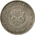 Singapore, 10 Cents, 1985, British Royal Mint, EF(40-45), Copper-nickel, KM:51