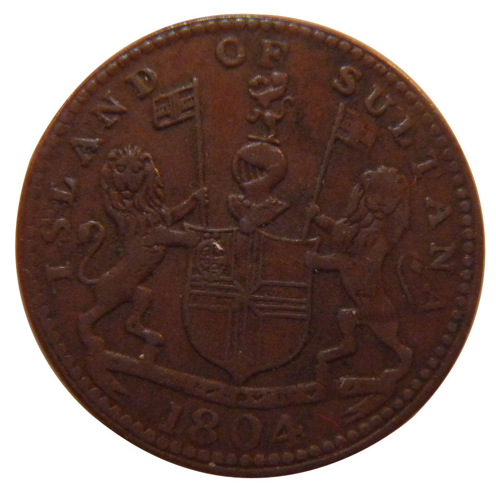 Indonesia, 1 Keping, 1804, KM #262, EF(40-45), Bronze, 2.00
